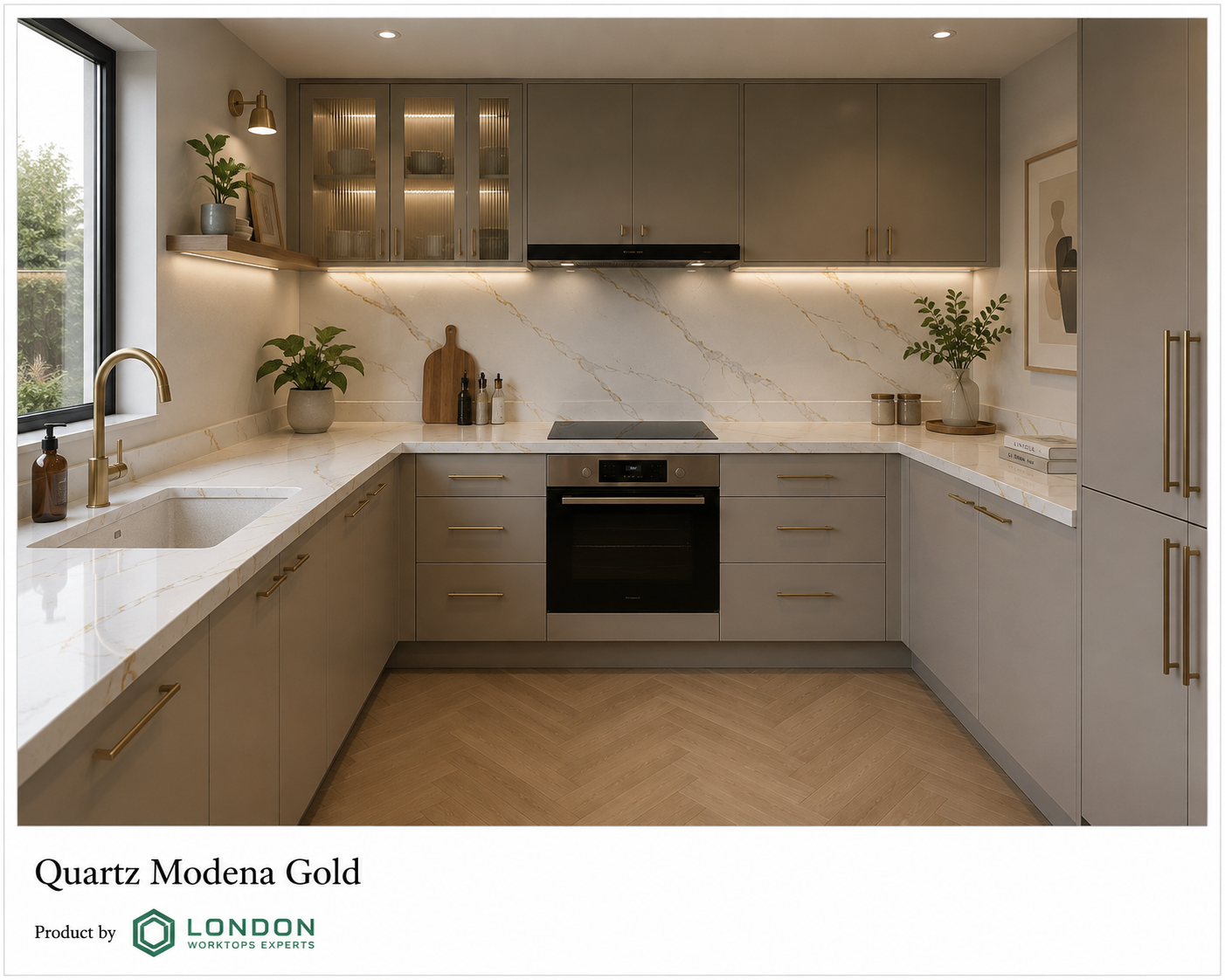 Quartz Modena Gold